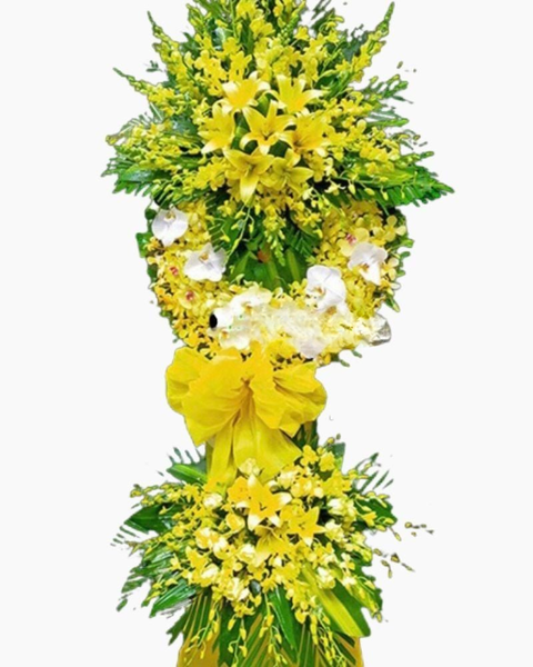 Hoa Chia Buồn: Yên Nghĩ - HTL56 - Vòng Hoa Tang Lễ | Flosa