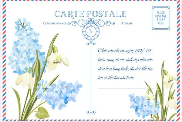 Chúc các chị em ngày 20/10 luôn rạng rỡ và xinh đẹp như các đóa hoa lung linh, dù đôi khi tóc tai có thể hơi nổi loạn