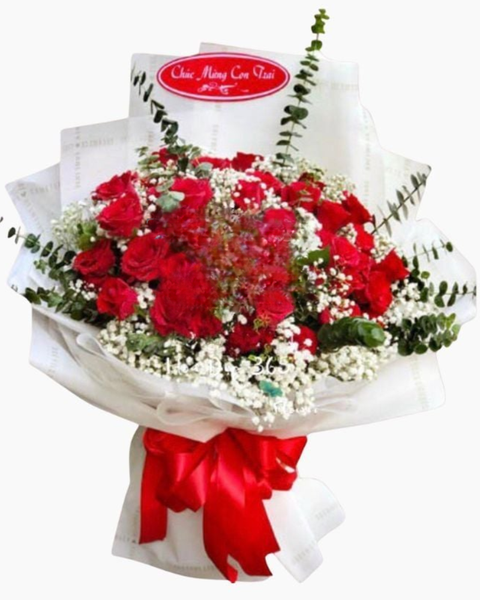 Hoa Bó Dài: Sắc Đỏ - HBD174