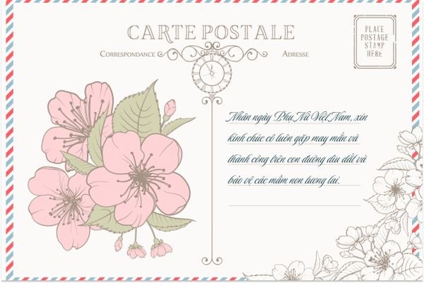 Lời chúc không cần phải quá cứng nhắc, bạn cũng có thể chúc cô giao những câu chúc thật vui nhộn để làm cô vui
