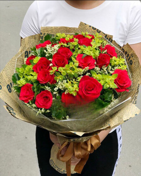 Hoa Bó Tròn: I'm Yours - HBT15 - Hoa 20/11 Tặng Chồng là Thầy Giáo