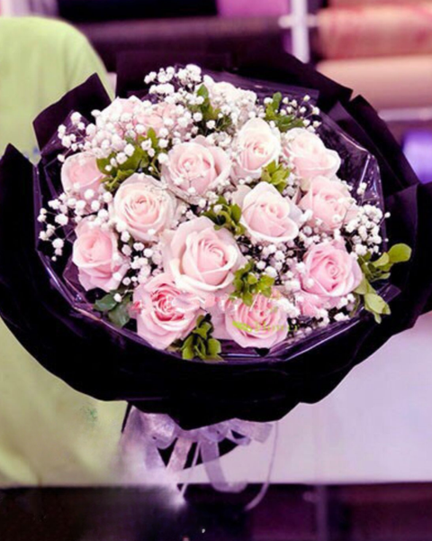 Hoa Bó Tròn: Dear My Love - HBT33 - Hoa Hồng 20/10