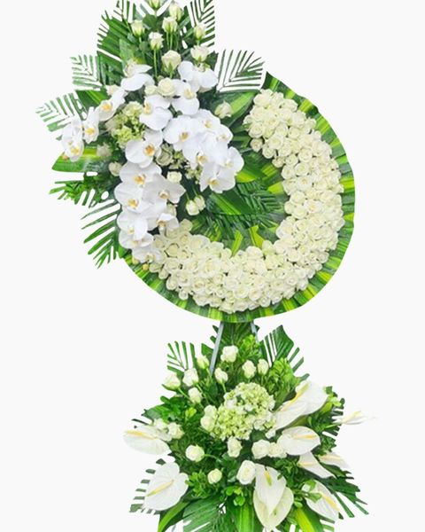 Vòng Hoa Tang Lễ: An Lạc - HTL85 - Vòng Hoa Đám Tang