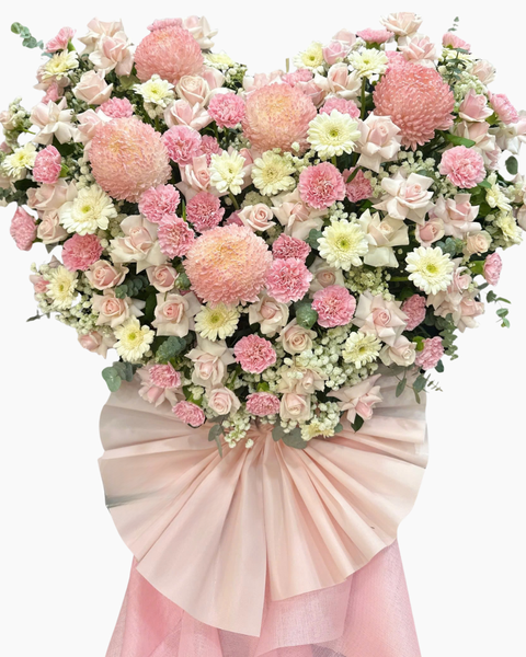 Hoa Chúc Mừng: Kệ Trái Tim Yêu Thương - HCM100 | Flosa