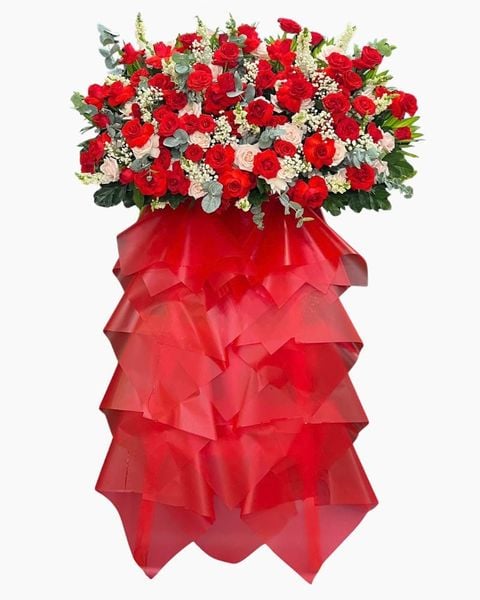  Kệ Hoa Khúc Ca Đỏ Thắm - HCM144 