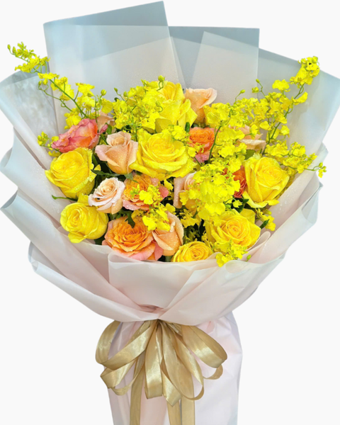 Hoa Bó Dài: Bó Hoa Hương Nắng Nồng Nàn - Hoa 20/10 - HBD305