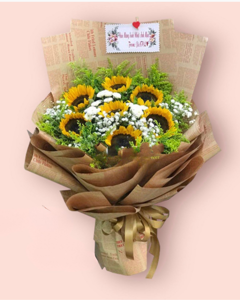  Bó Hoa Ánh Bình Minh - HBD144 - Hoa 20/10 