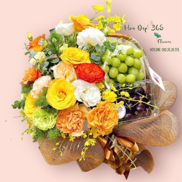 Giỏ Trái Cây Tết Đi Lễ Chùa - GTC132