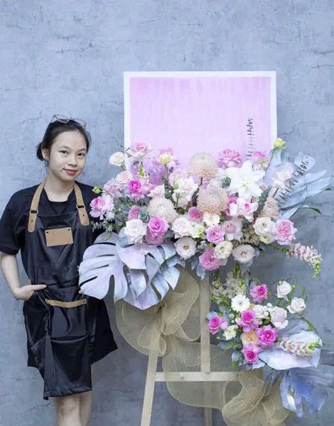 Tranh Hoa Tươi: Kệ Hoa Vintage - TH07