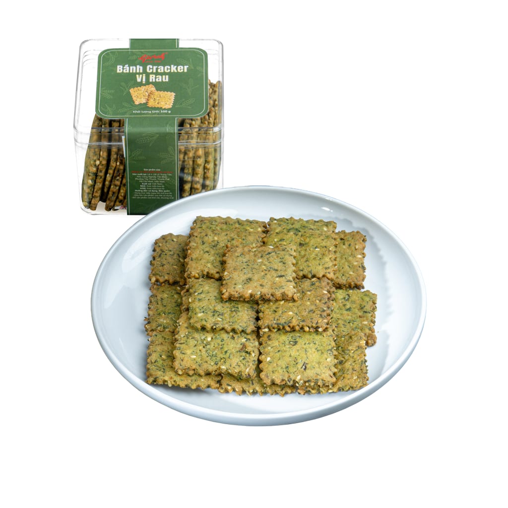 Bánh Givral: Bánh Cracker Vị Rau Givral - GV90 | Flosa