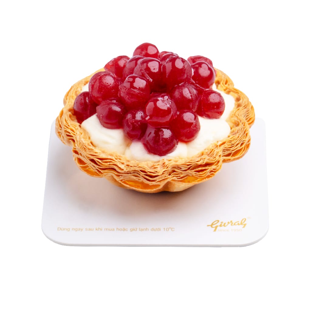 Bánh Givral: Bánh Tart Phô Mai Trân Châu Raspberry Givral - GV64 | Flosa