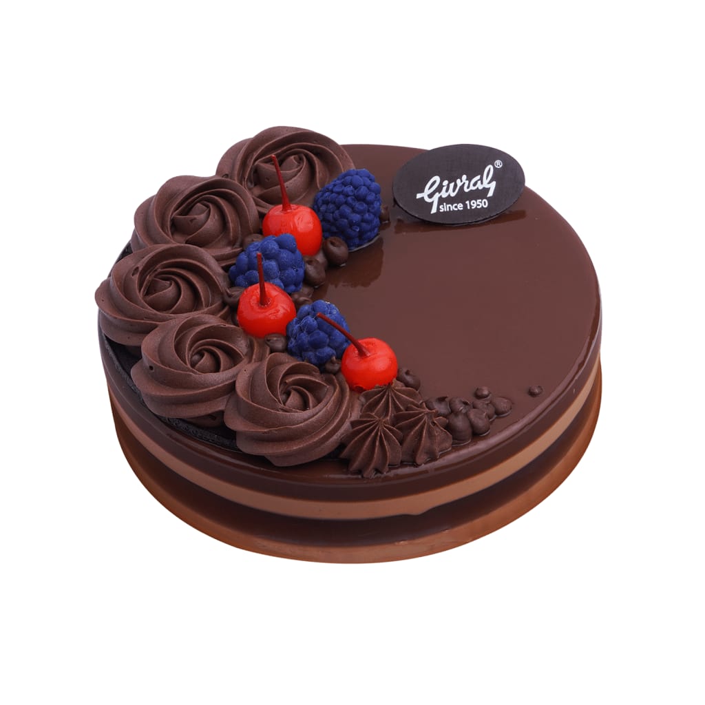 Bánh Givral: Bánh Rau Câu Dark Chocolate & Cherry Givral - GV118 (ảnh 1) | Flosa