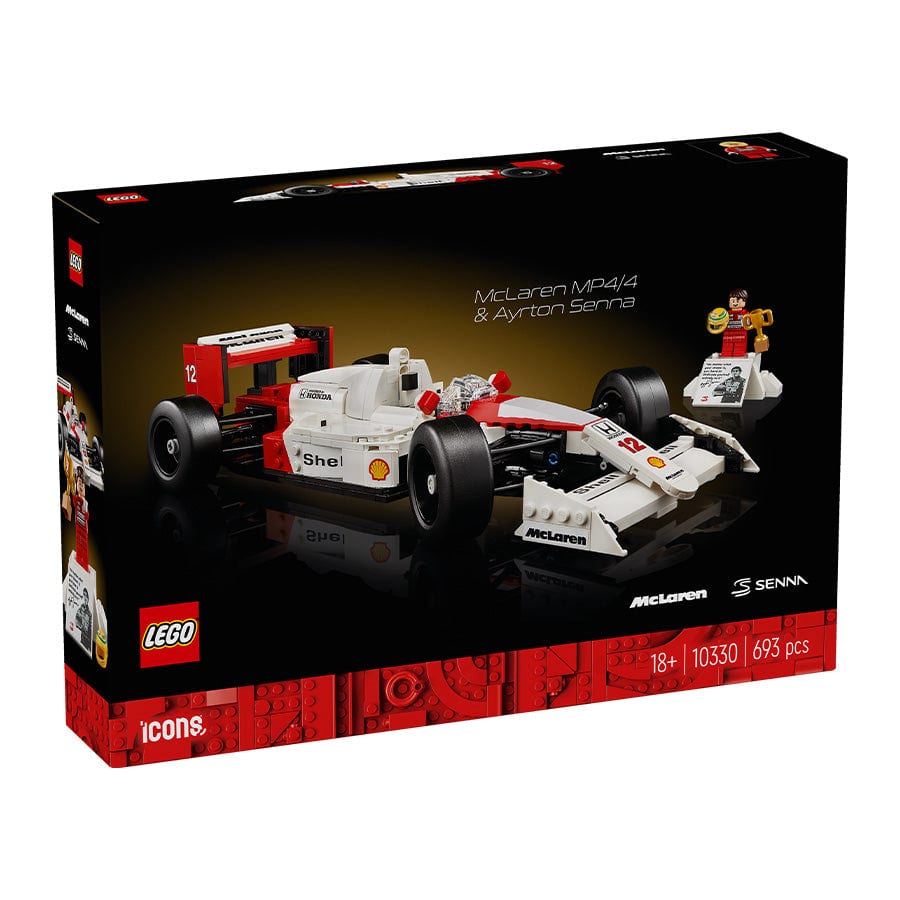 樂高與益智玩具:  邁凱倫 F1 超級跑車拼裝玩具 LEGO ADULTS 10330 (693 件) 