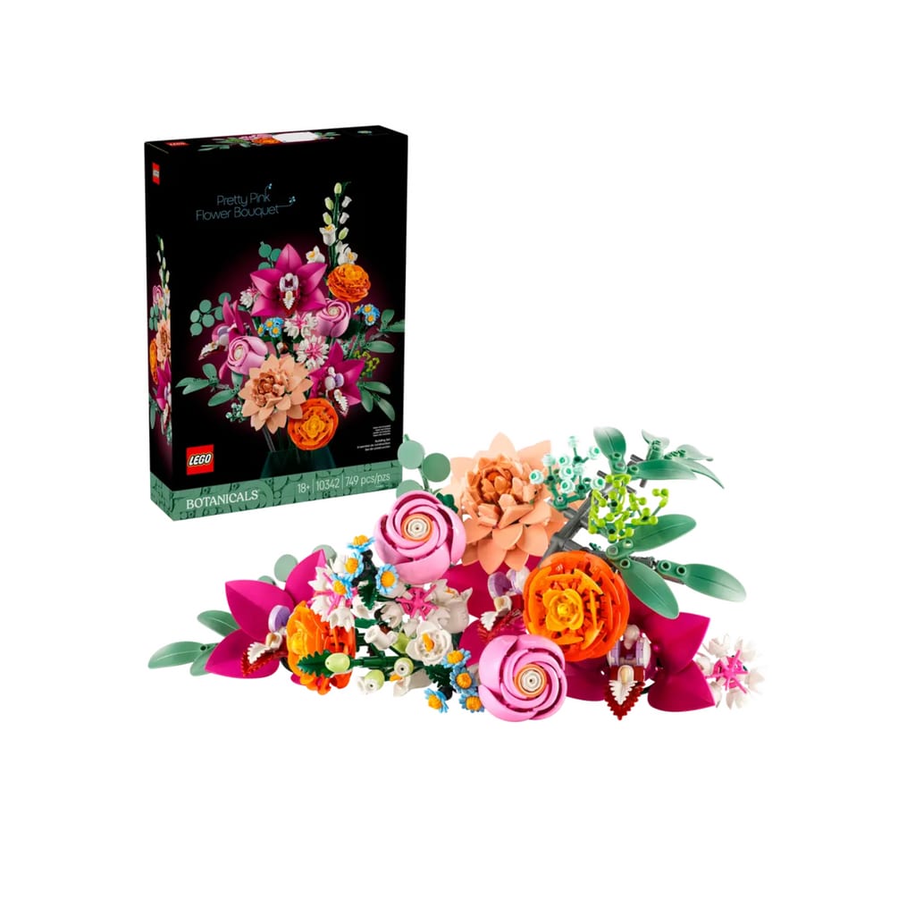 樂高與益智玩具:  可愛花束拼裝玩具 LEGO BOTANICALS 10342 (749 件) 