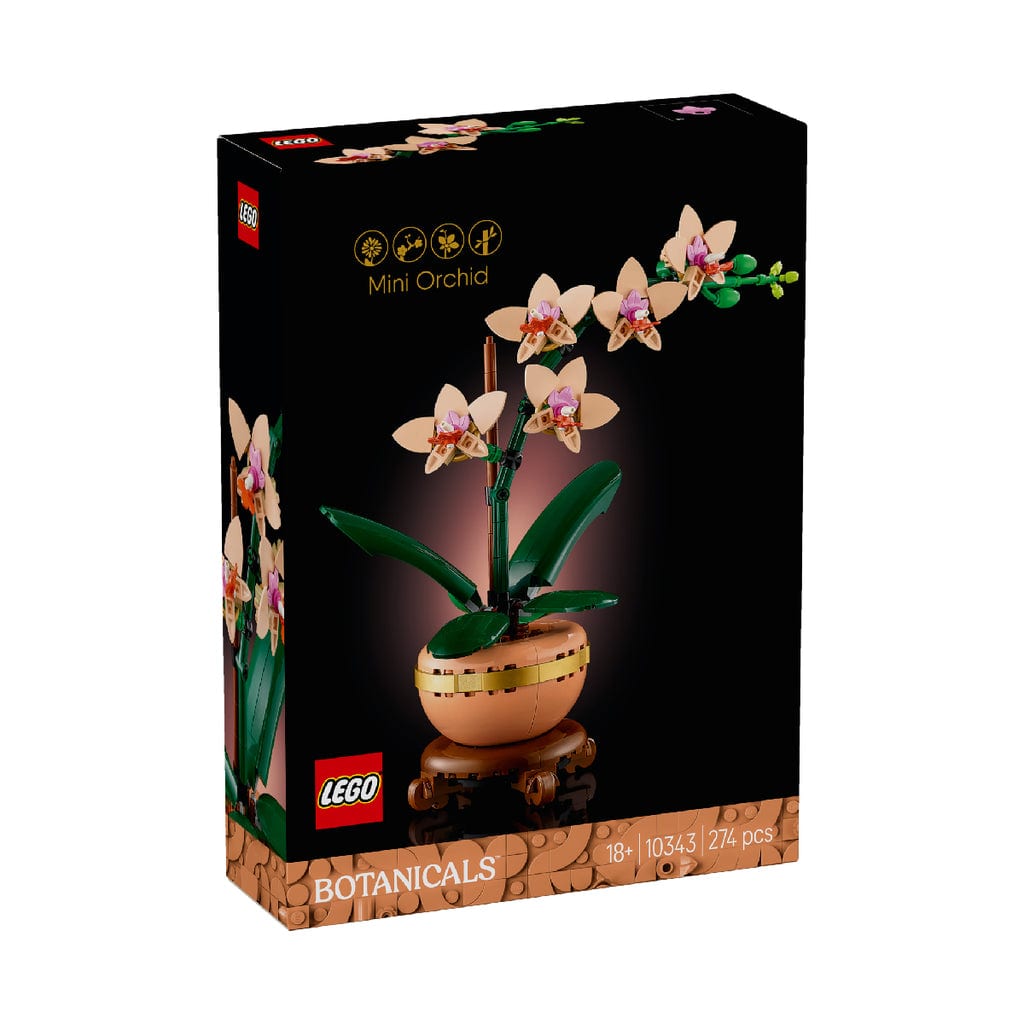 樂高與益智玩具:  小蘭花拼裝玩具 LEGO BOTANICALS 10343 (274 件) 