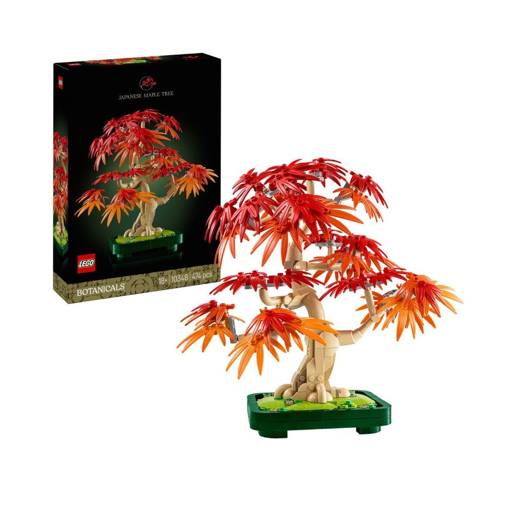 樂高與益智玩具:  紅楓盆栽 LEGO BOTANICALS 10348 (474個零件) 