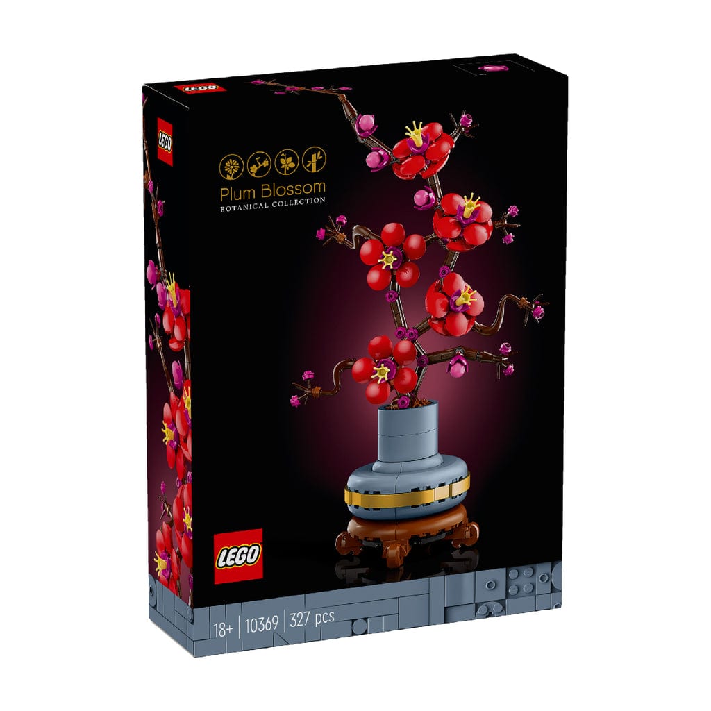 樂高與益智玩具:  桃花盆栽拼裝玩具 LEGO BOTANICALS 10369 (327 件) 