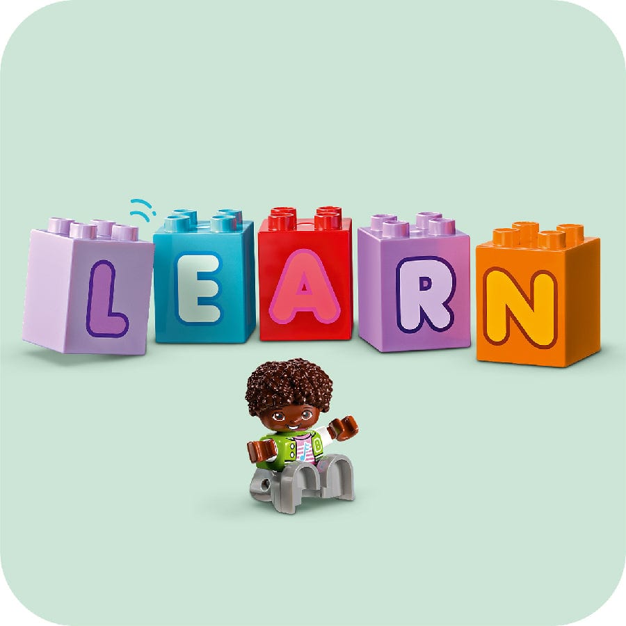  Đồ Chơi Lắp Ráp Đoàn tàu học chữ LEGO DUPLO 10421 (36 chi tiết) 