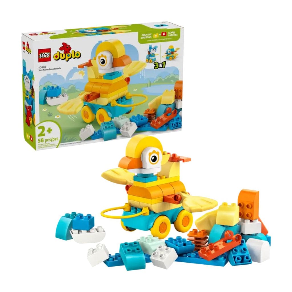 樂高與益智玩具:  3合1動物輪式玩具 LEGO DUPLO 10448 