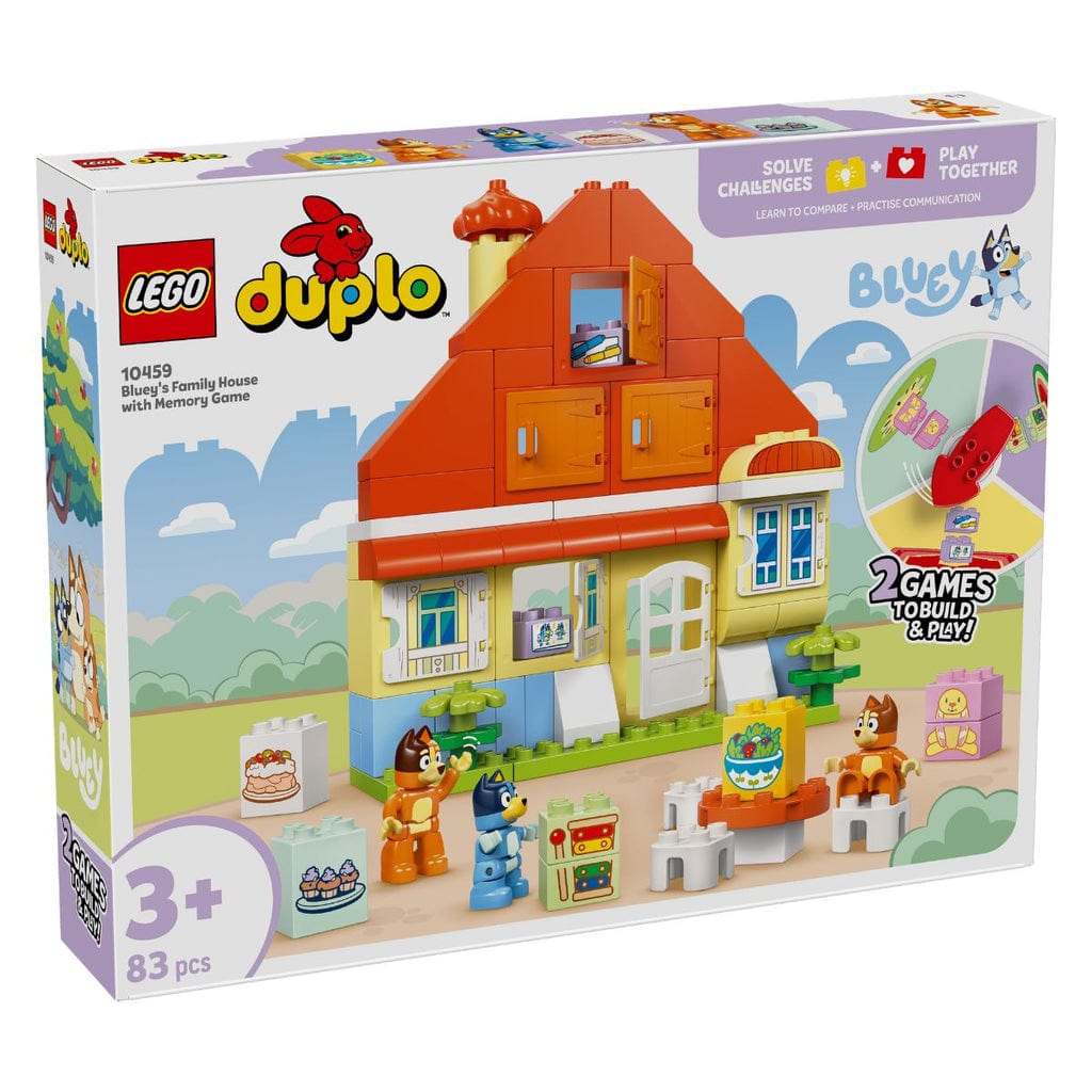 藍藍的家和記憶挑戰拼裝玩具 LEGO DUPLO 10459 (83個細節) 