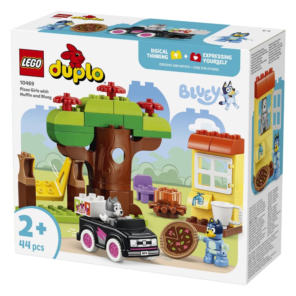 藍色小松餅和藍藍的比薩遊玩拼裝玩具 LEGO DUPLO 10469 (44個細節) 