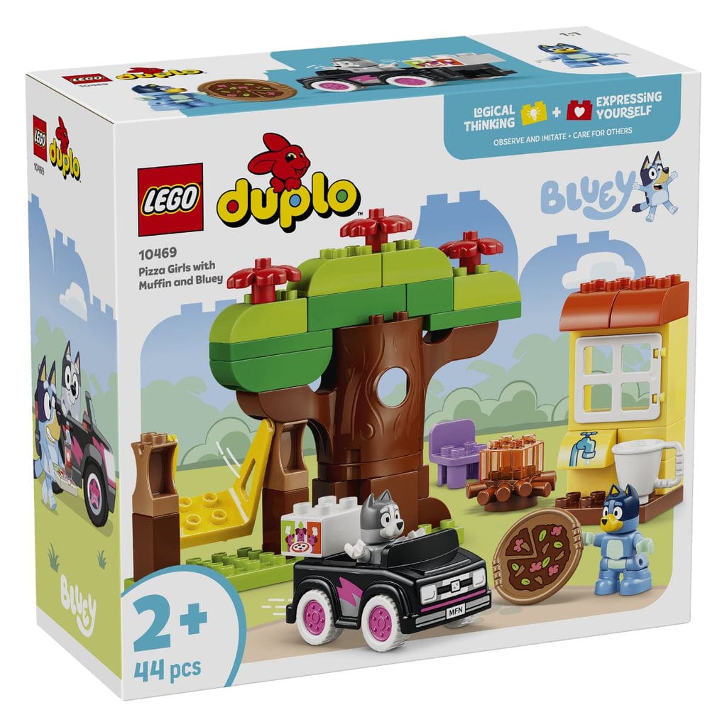  藍色小松餅和藍藍的比薩遊玩拼裝玩具 LEGO DUPLO 10469 (44個細節) 