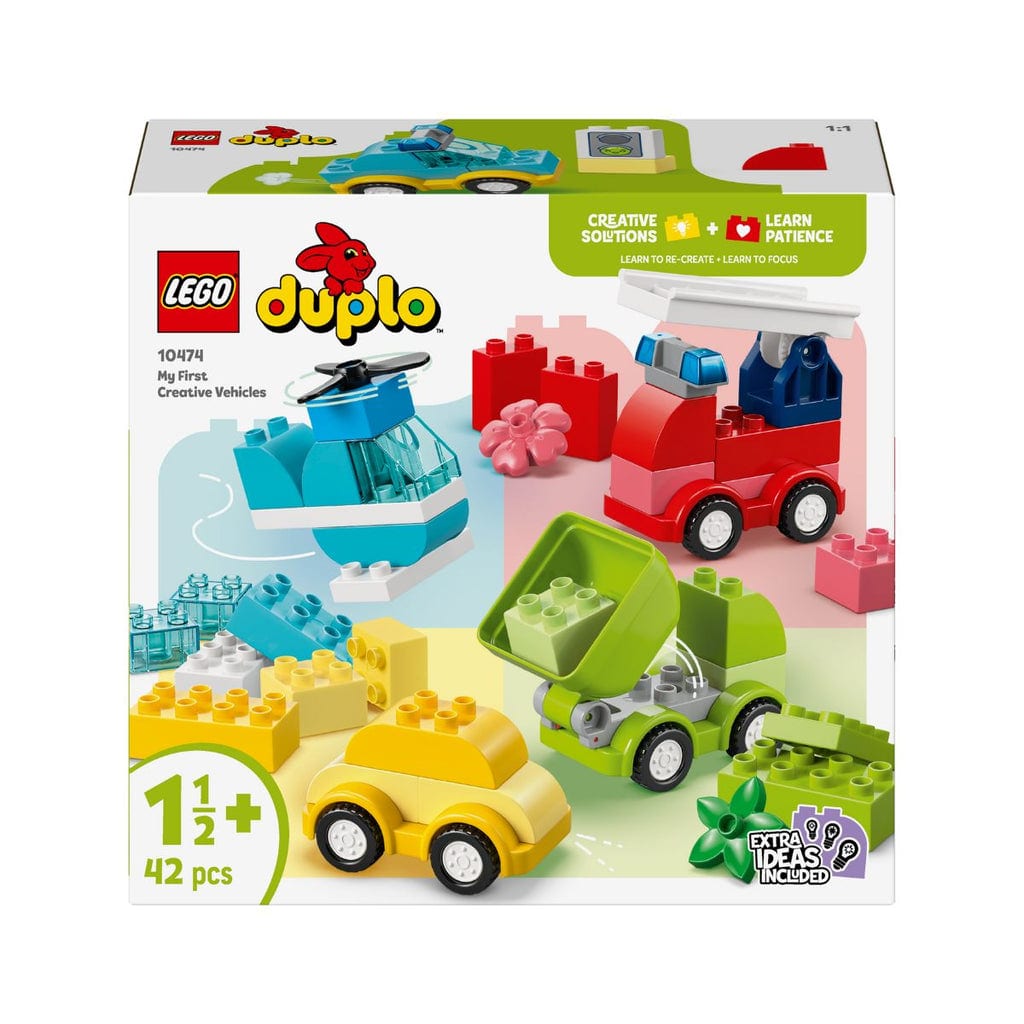 樂高與益智玩具:  創意交通工具 LEGO DUPLO 10474 (42個細節) 