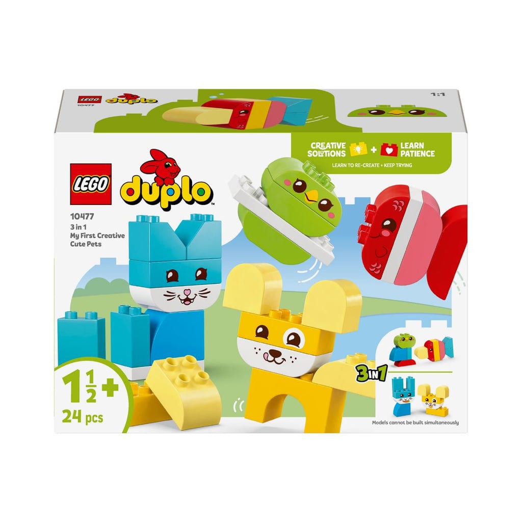 樂高與益智玩具:  3合1：可愛的創意寵物 LEGO DUPLO 10477 (24 件) 