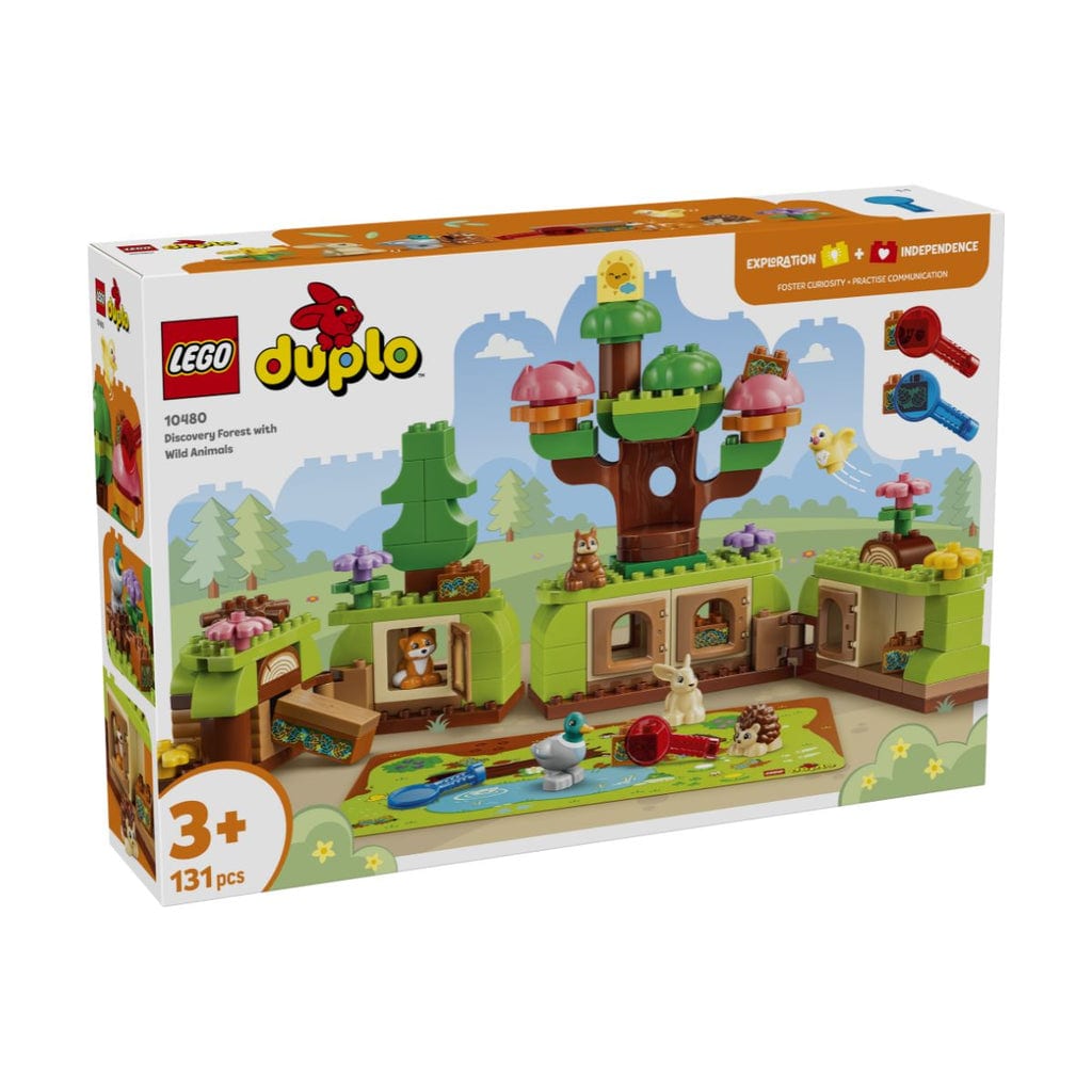  Đồ Chơi Lắp Ráp Khám Phá Khu Rừng Cùng Động Vật Hoang Dã LEGO DUPLO 10480 (131 chi tiết) 