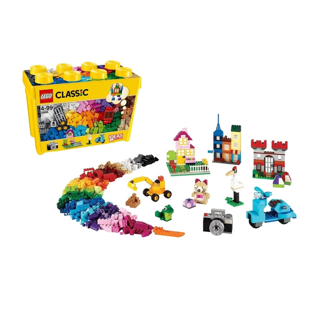 樂高與益智玩具:  經典大磚盒拼裝玩具 LEGO CLASSIC 10698 (790個細節) 