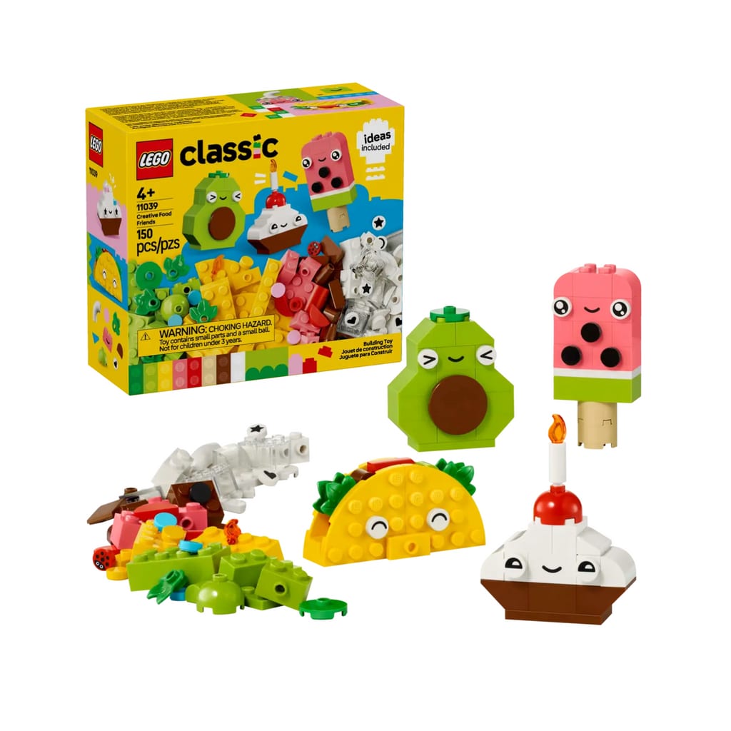 樂高與益智玩具:  美食主題拼裝玩具 LEGO CLASSIC 11039 
