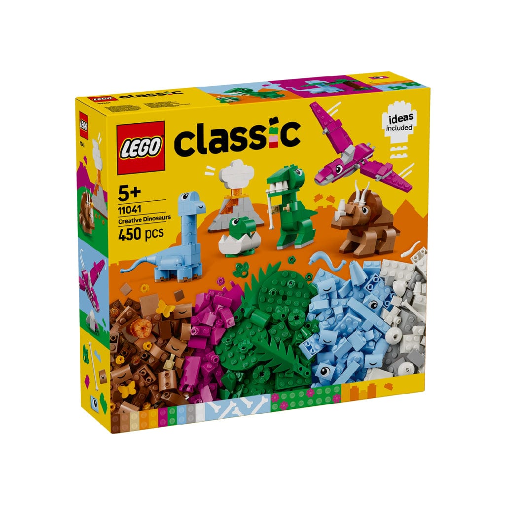 樂高與益智玩具:  恐龍主題拼裝玩具 LEGO CLASSIC 11041 (450 件) 