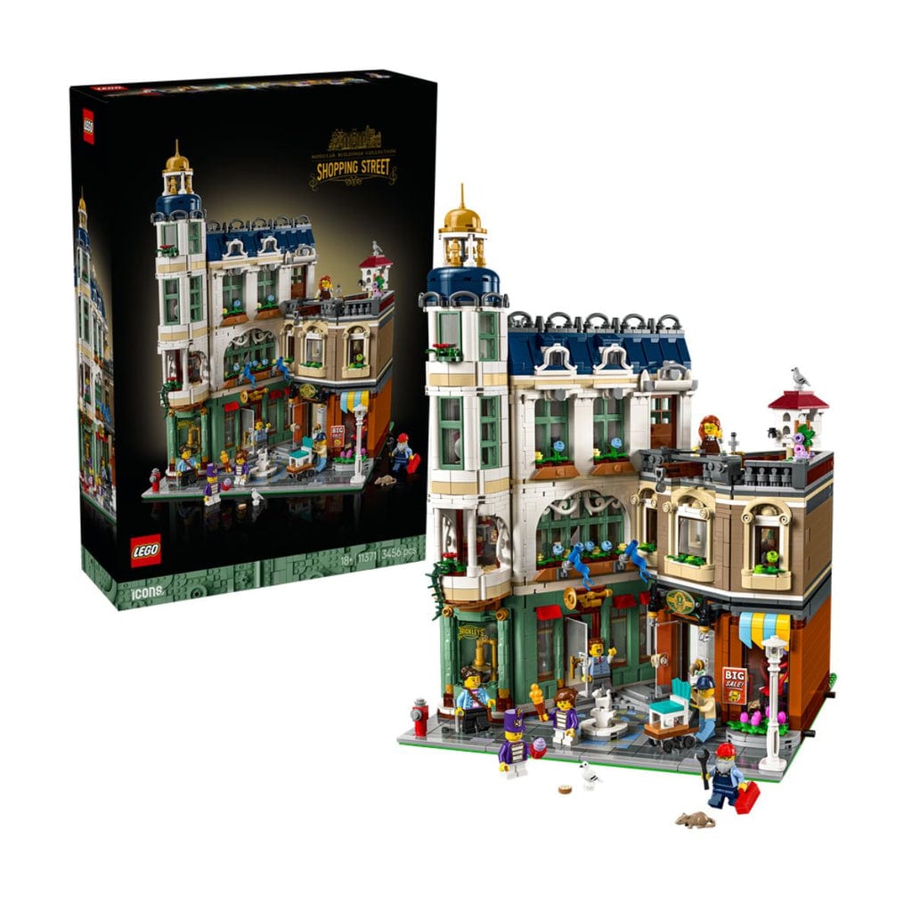 LEGO et jouets éducatifs:  Jouet de construction Rue commerçante européenne LEGO ICONS 11371 
