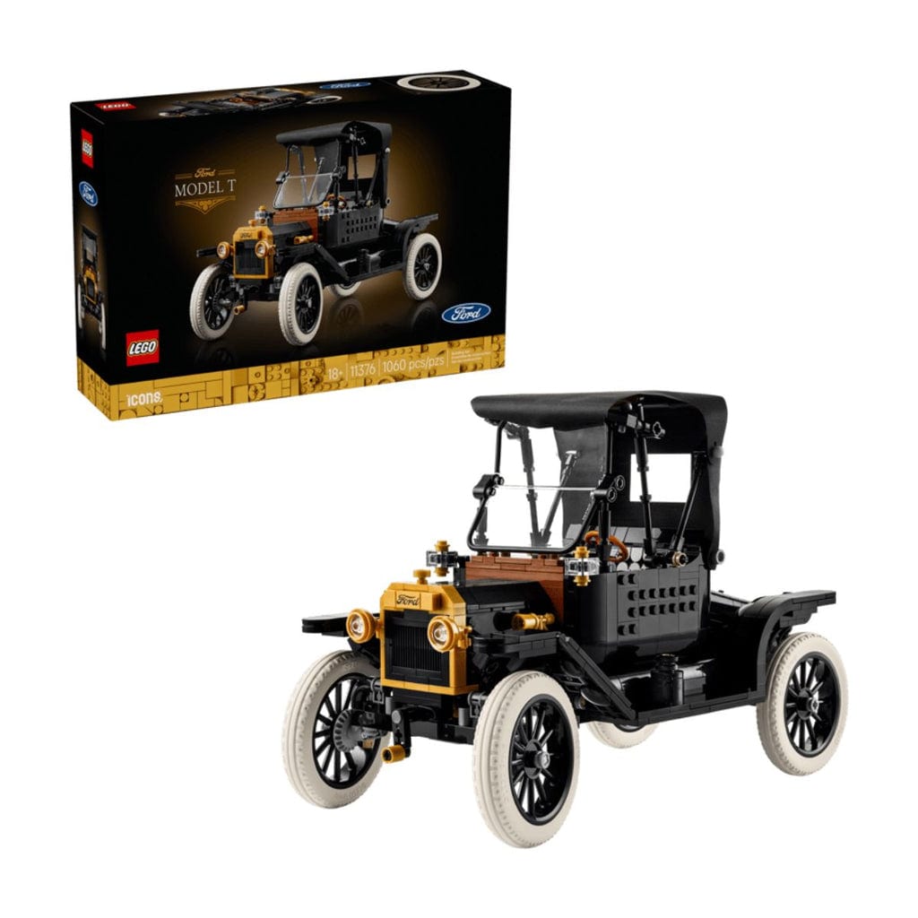 樂高與益智玩具:  福特T型車拼裝玩具 LEGO ICONS 11376 