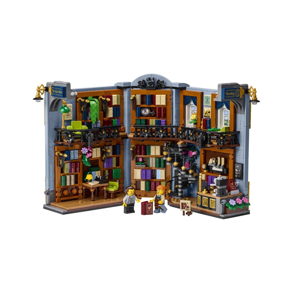  Jouet de construction Modèle de coin livre (Book Nook) - Librairie LEGO ICONS 11379 (1690 pièces) 