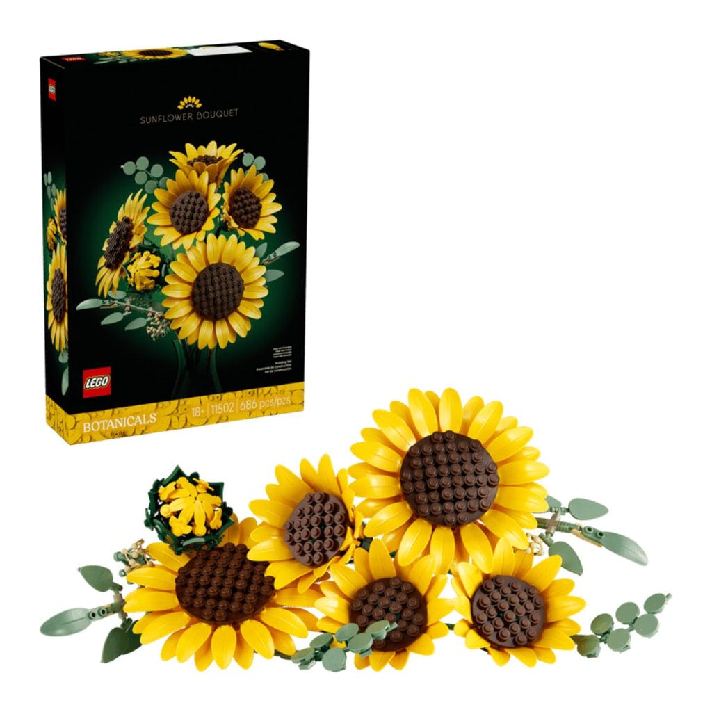 樂高與益智玩具:  向日葵花束 LEGO BOTANICALS 11502 (686個細節) 