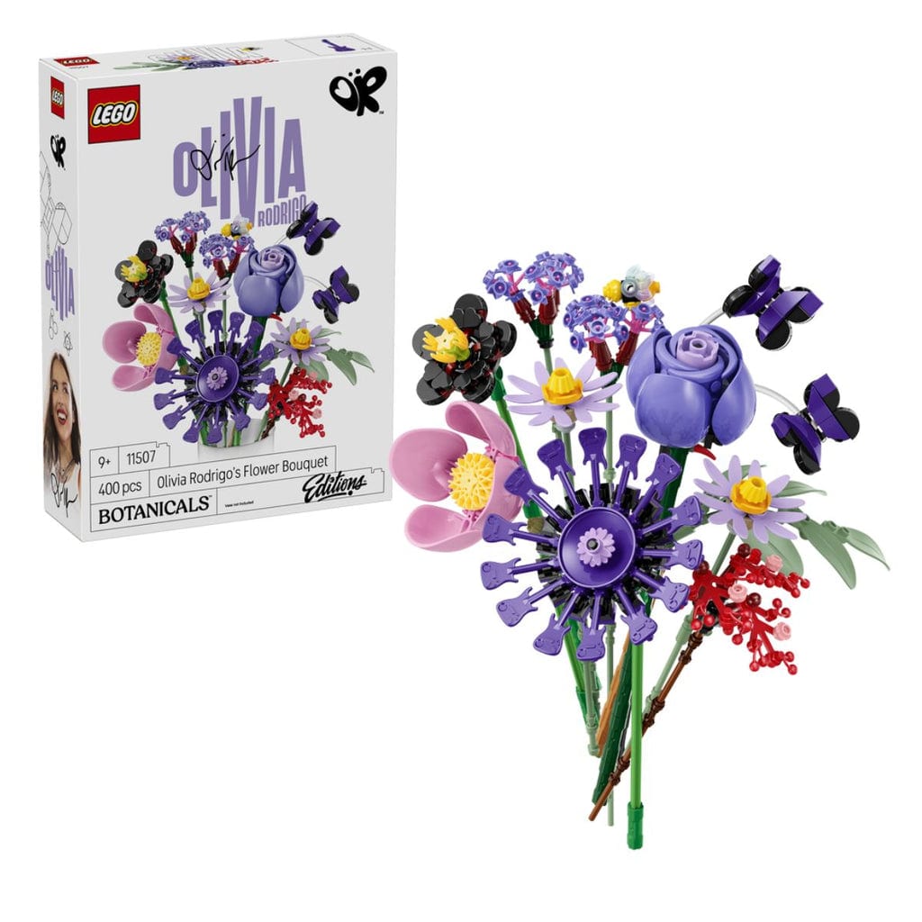 樂高與益智玩具:  Olivia Rodrigo花束拼裝玩具 LEGO BOTANICALS 11507 (400個零件) 