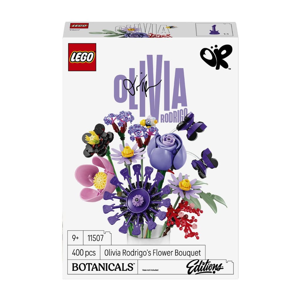 樂高與益智玩具:  Olivia Rodrigo花束拼裝玩具 LEGO BOTANICALS 11507 (400個零件) 