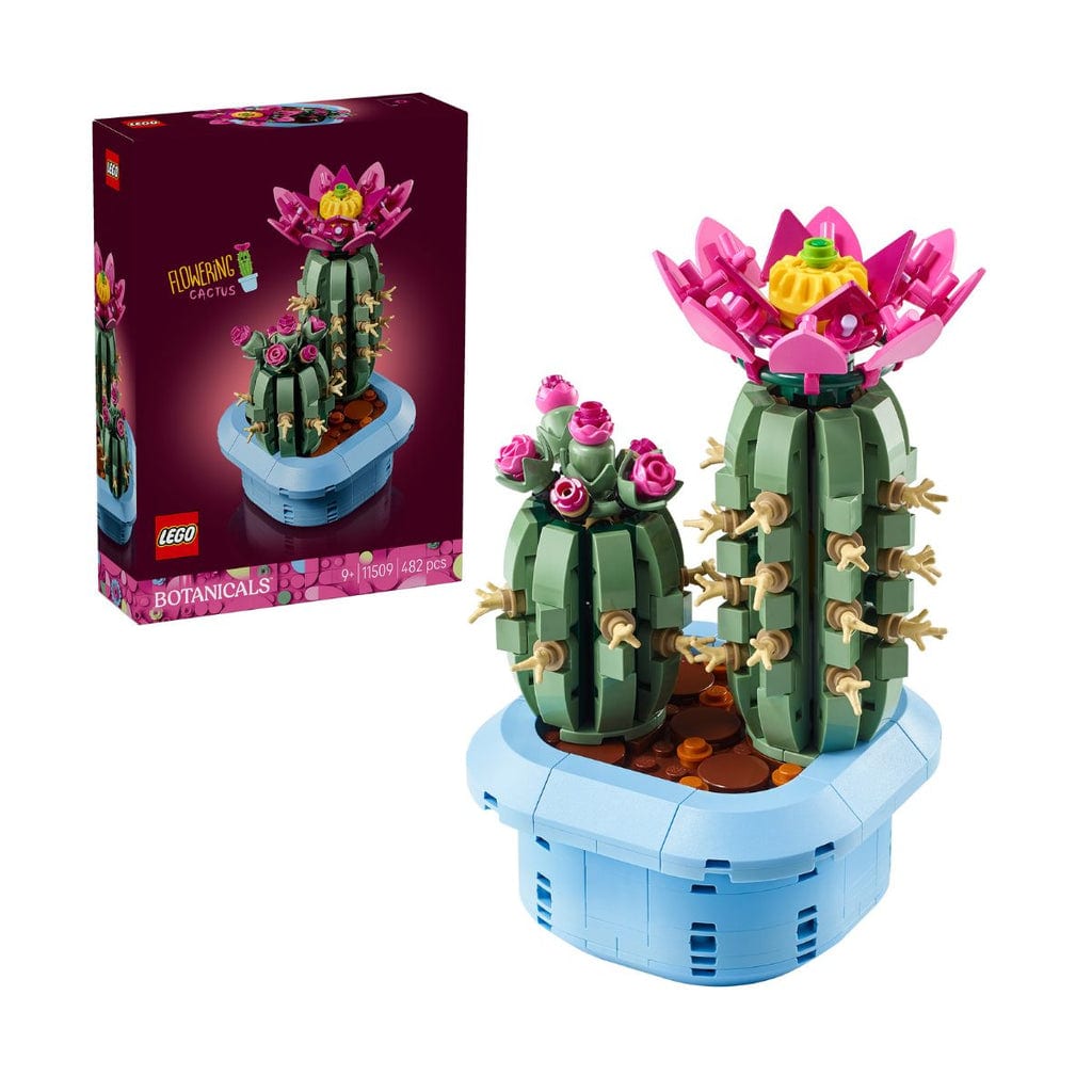 樂高與益智玩具:  開花的仙人掌拼裝玩具 LEGO BOTANICALS 11509 (482個零件) 