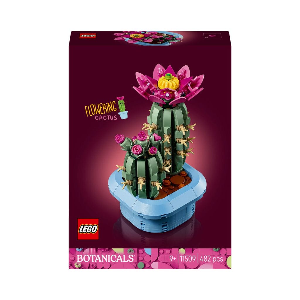 樂高與益智玩具:  開花的仙人掌拼裝玩具 LEGO BOTANICALS 11509 (482個零件) 