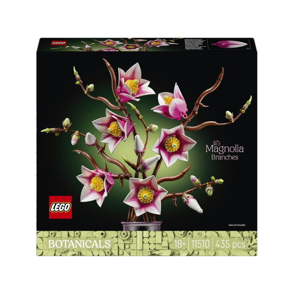 樂高與益智玩具:  木蘭花 LEGO BOTANICALS 11510 (435個細節) 