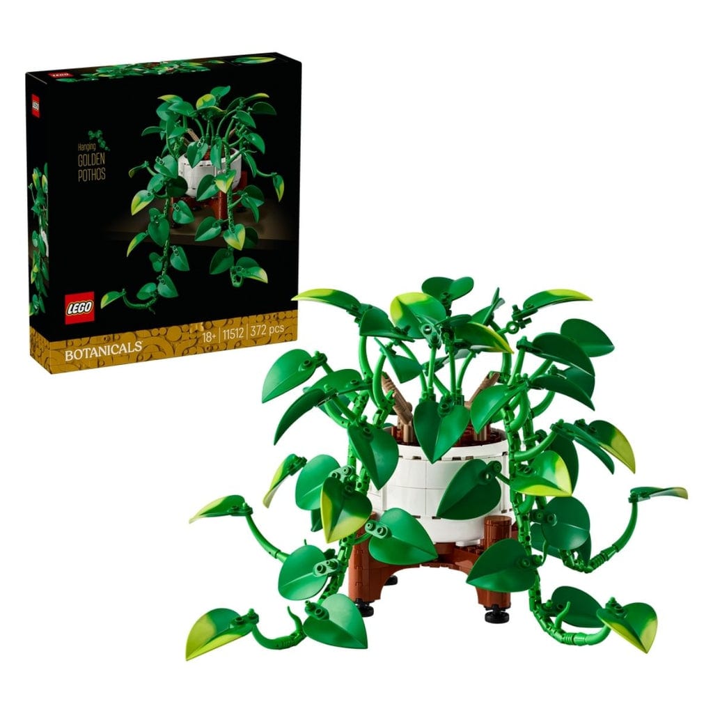 樂高與益智玩具:  牆掛綠蘿拼裝玩具 LEGO BOTANICALS 11512 (372個零件) 