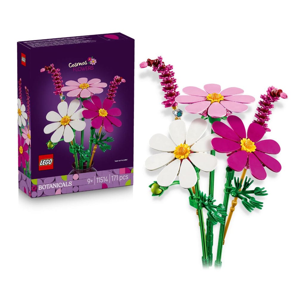 樂高與益智玩具:  樂高植物系列蝴蝶花拼裝玩具11514（171個零件） 