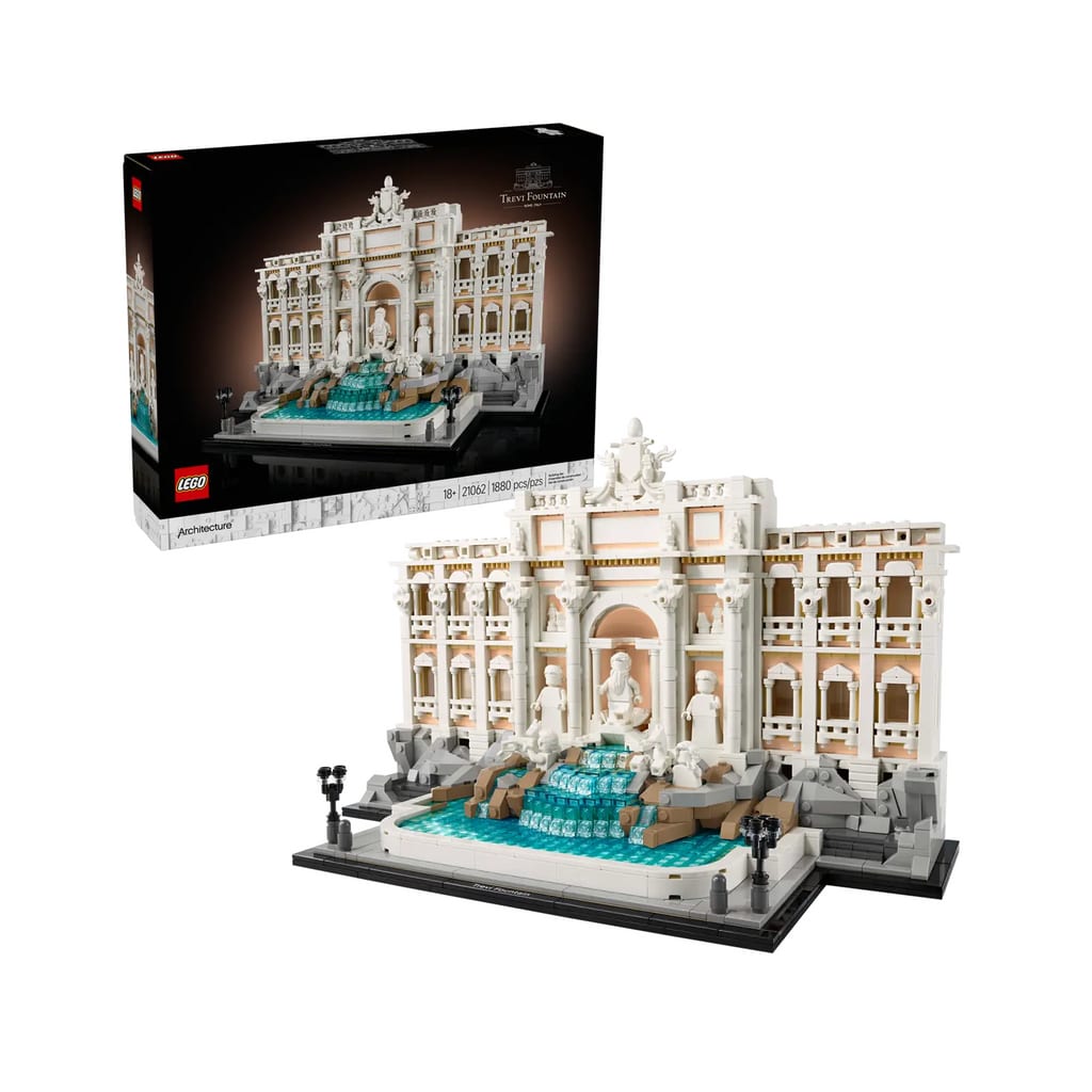 樂高與益智玩具:  特雷維噴泉拼裝玩具 LEGO ARCHITECTURE 21062 (1880 件) 