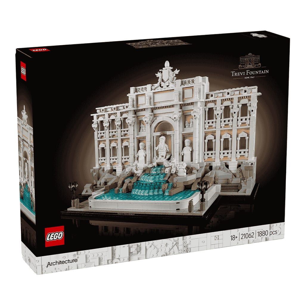 樂高與益智玩具:  特雷維噴泉拼裝玩具 LEGO ARCHITECTURE 21062 (1880 件) 