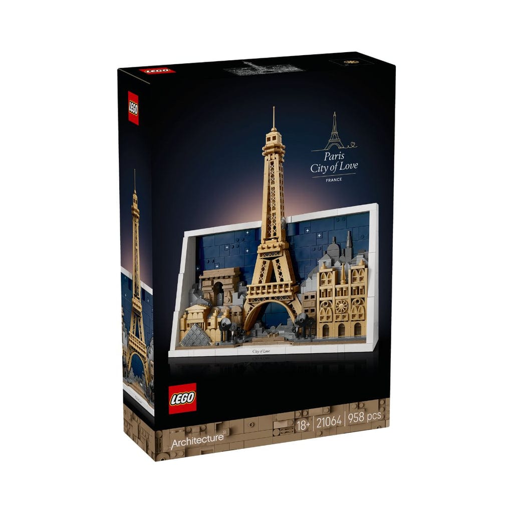 樂高與益智玩具:  巴黎城市 LEGO ARCHITECTURE 21064 (958個細節) 