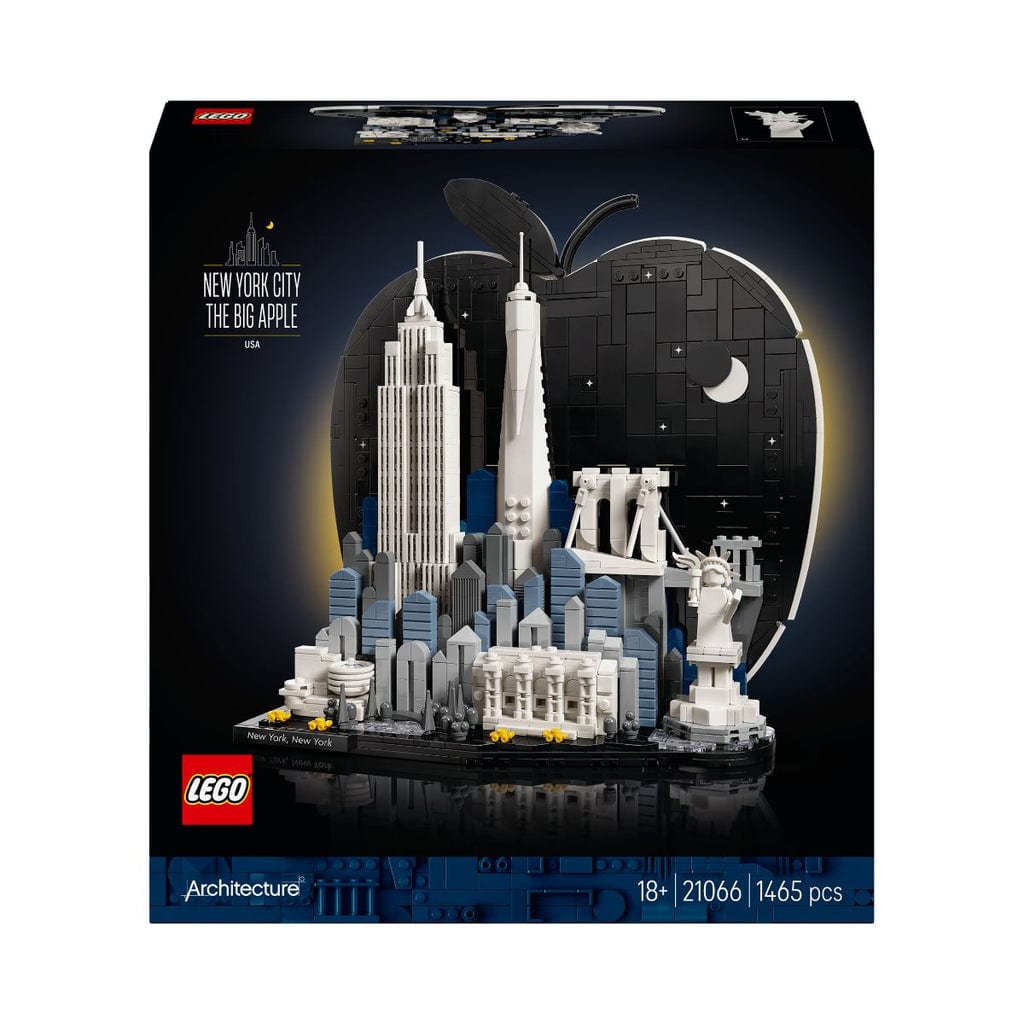 樂高與益智玩具:  紐約城市 LEGO ARCHITECTURE 21066 (1465個細節) 