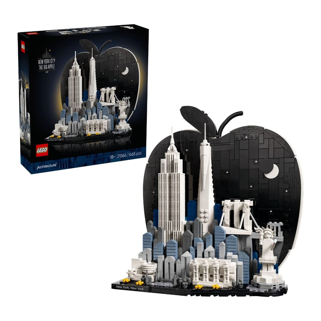 樂高與益智玩具:  紐約城市 LEGO ARCHITECTURE 21066 (1465個細節) 