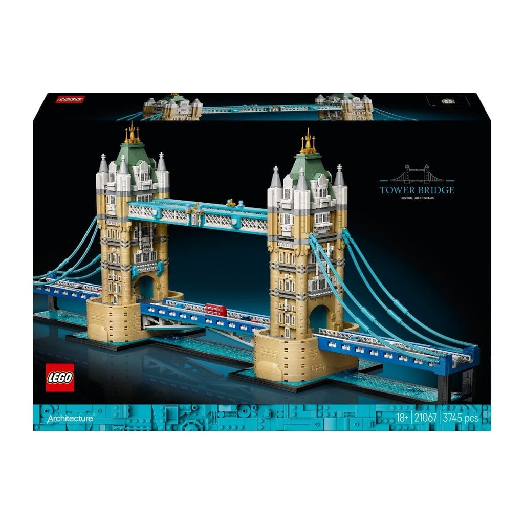 樂高與益智玩具:  倫敦塔橋拼裝玩具 LEGO ARCHITECTURE 21067 (3745個零件) 