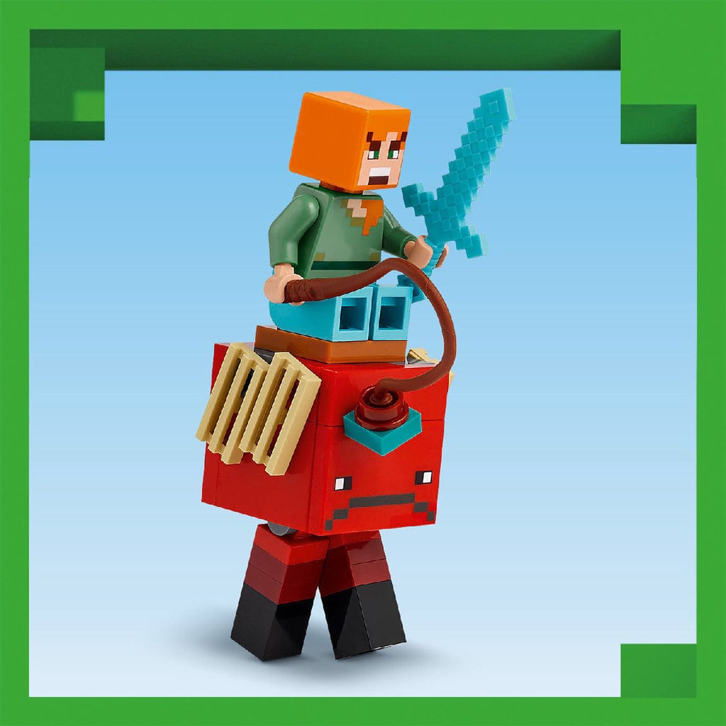  Đồ Chơi Lắp Ráp Trận Chiến Dung Nham Địa Ngục Nether LEGO MINECRAFT 21266 (99 chi tiết) 